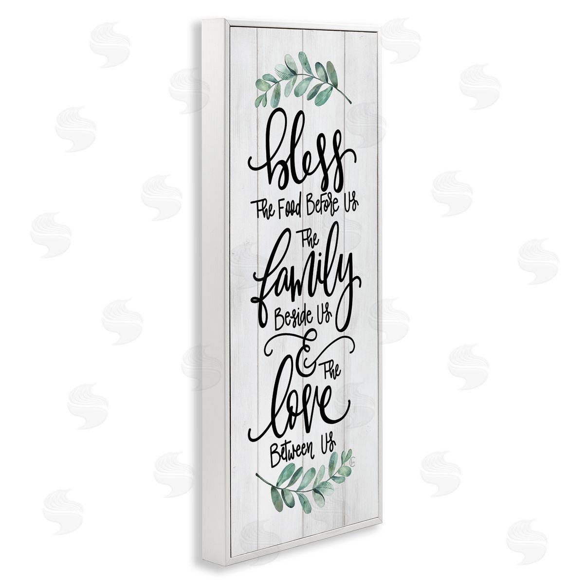 Fearfully Made Creations Bless This Family Religious Kitchen Phrase Plank Pattern