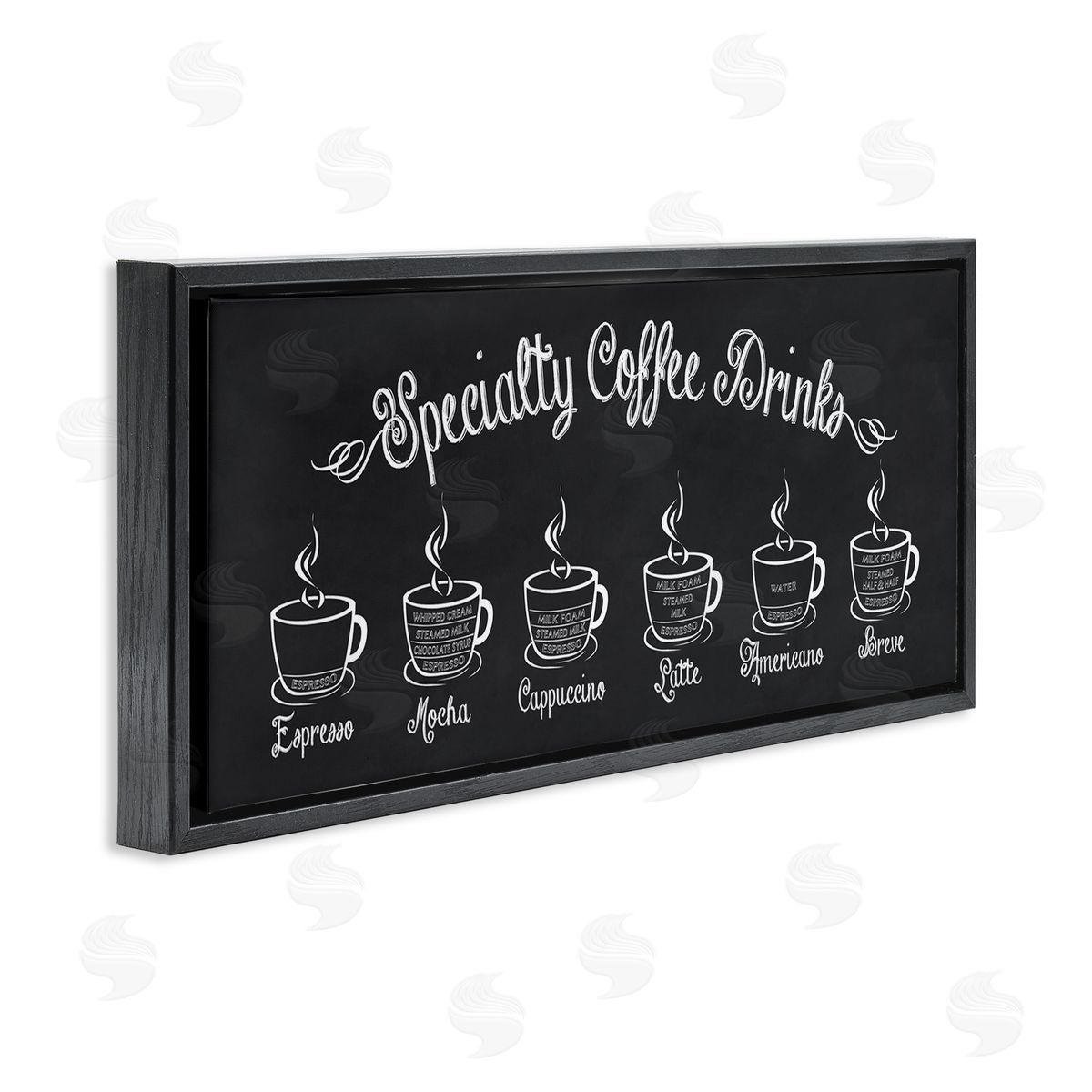 Lettered and Lined Specialty Coffe_sidee Drinks Cafe Cups Informative Sign