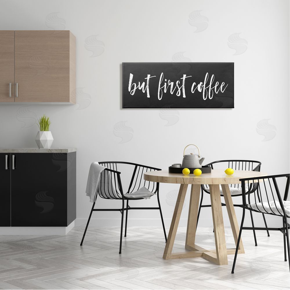 Lettered and Lined But First Coffe_sidee Calligraphy Script Kitchen Phrase 