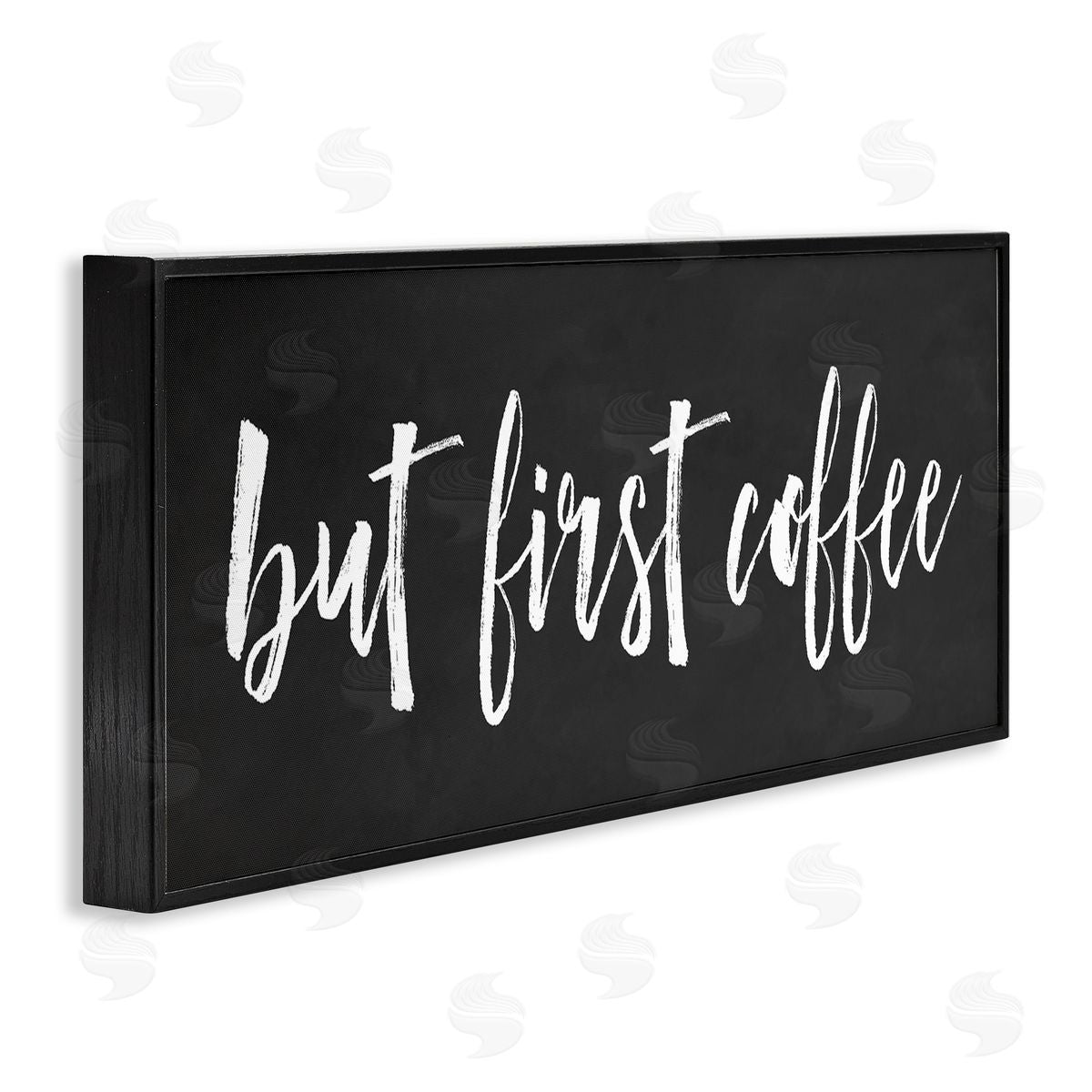 Lettered and Lined But First Coffe_sidee Calligraphy Script Kitchen Phrase 