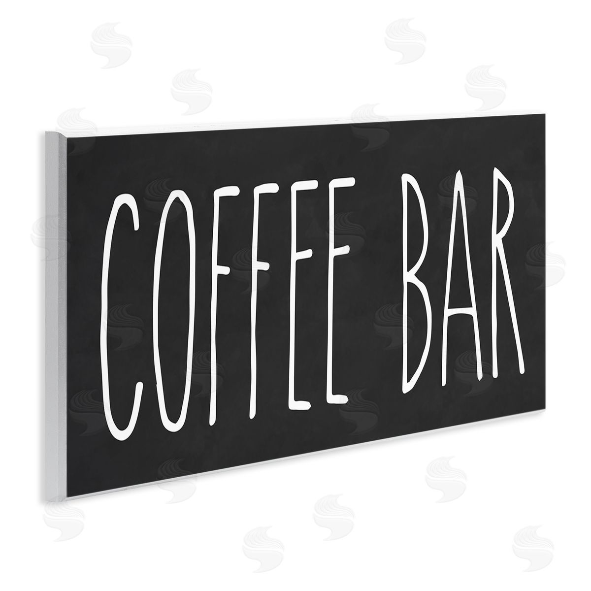 Coffee Bar Casual Text Wood Plaque Wall Art, Home Decor by Lettered and Lined