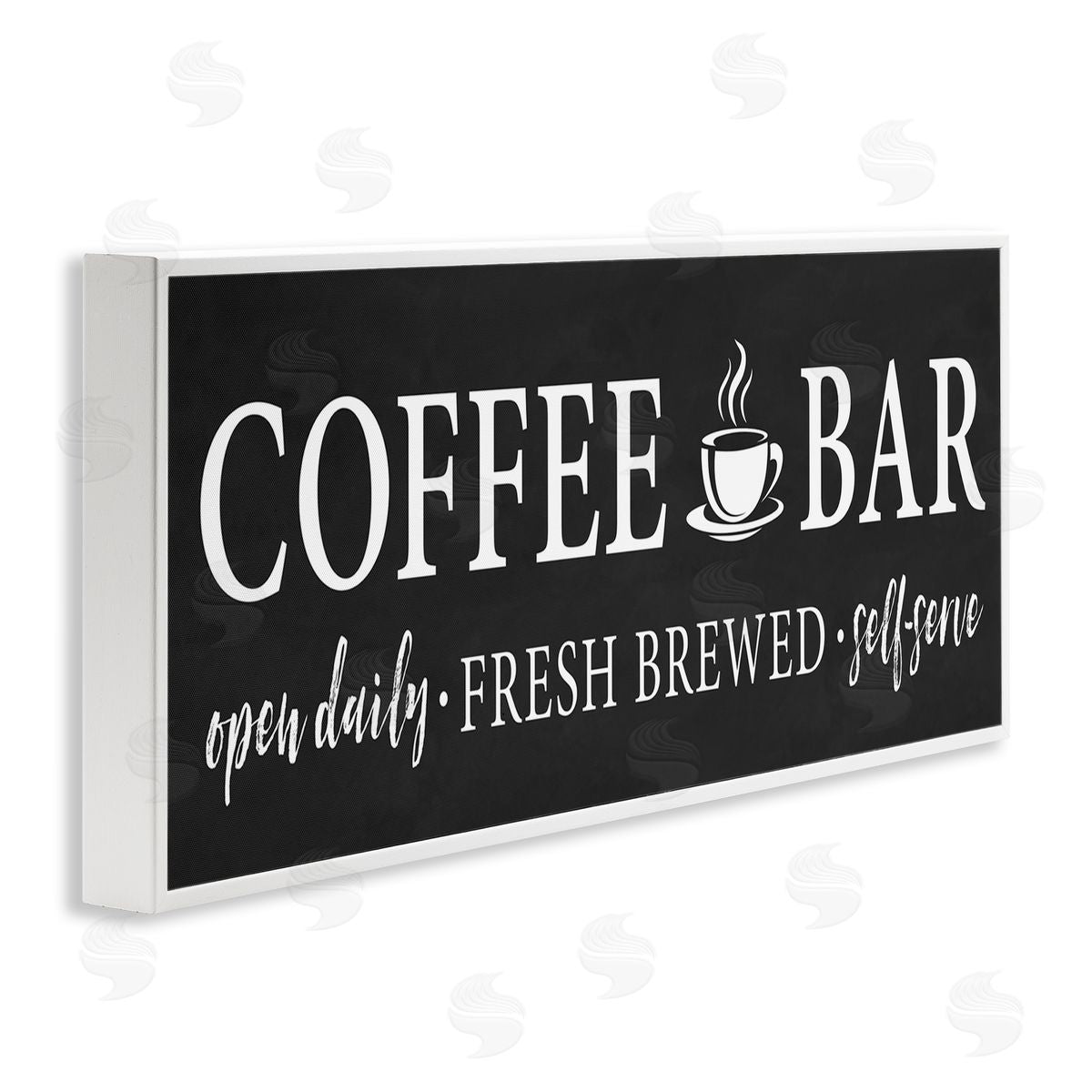 Lettered and Lined Coffe_sidee Bar Open Sign Casual Black Design