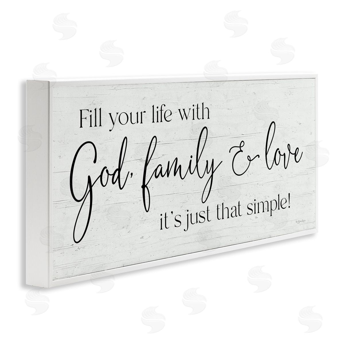 Susie Boyer Rustic Religious Family Quote Uplifting Calligraphy Phrase