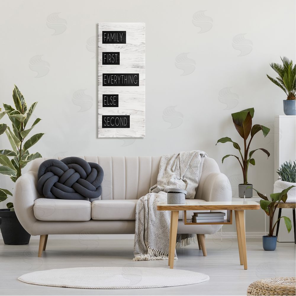 Cindy Jacobs Family First Loving Phrase Rustic Birch Pattern 