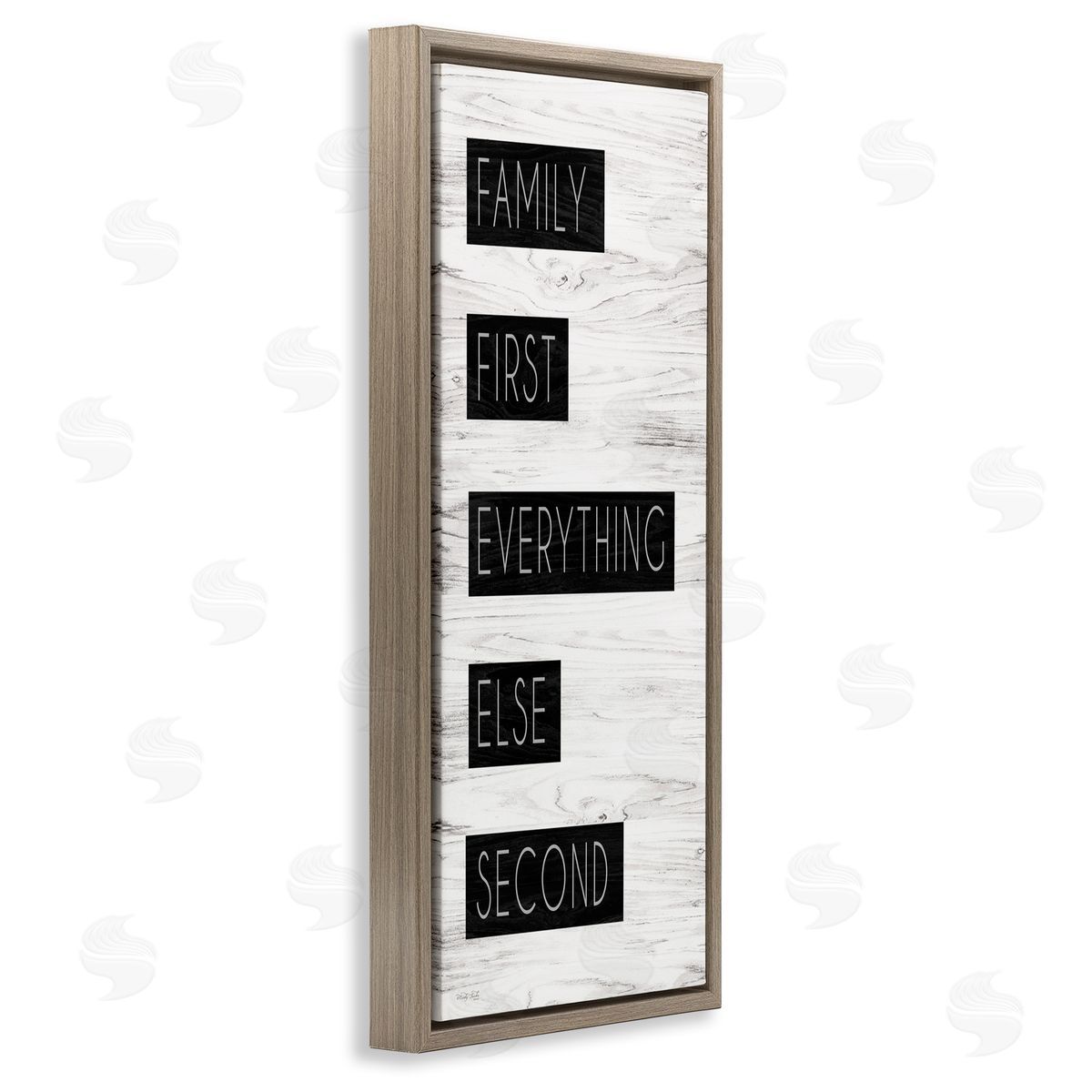 Cindy Jacobs Family First Loving Phrase Rustic Birch Pattern 