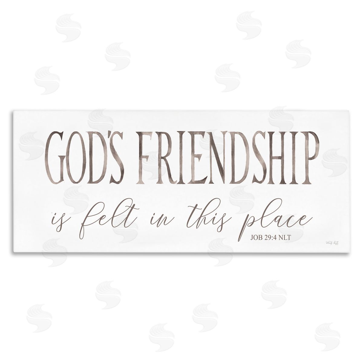 Cindy Jacobs God's fr_sideiendship Religious Home Casual Phrase Sign 