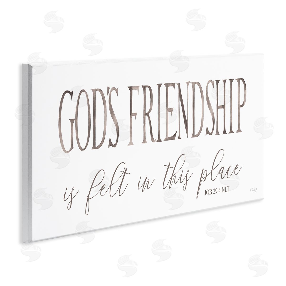 Cindy Jacobs God's fr_sideiendship Religious Home Casual Phrase Sign 