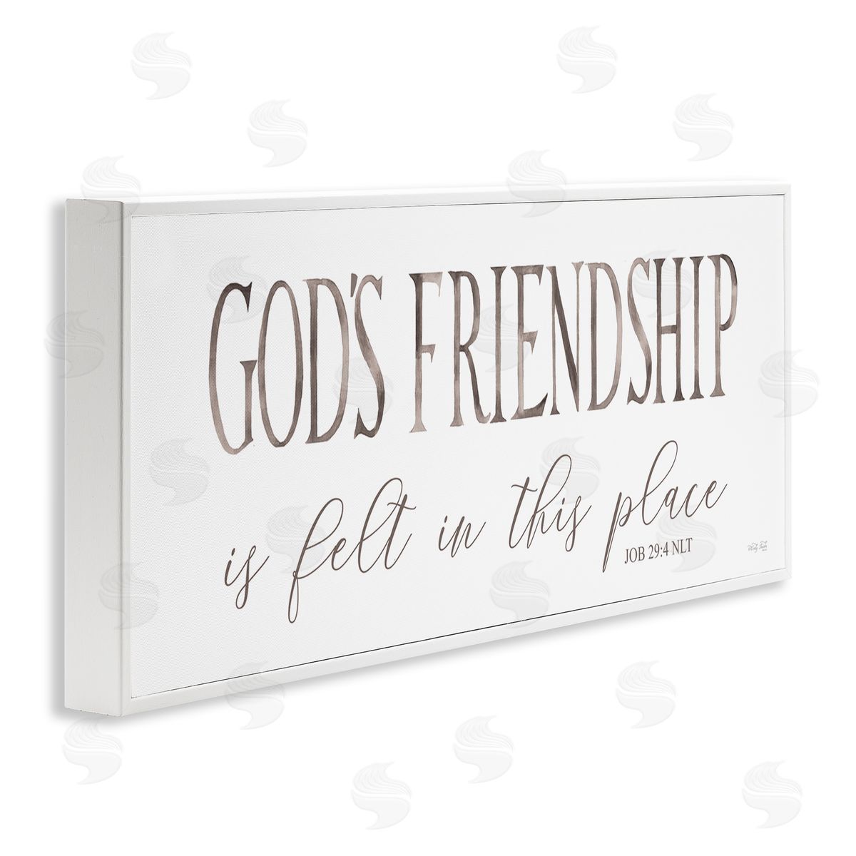 Cindy Jacobs God's fr_sideiendship Religious Home Casual Phrase Sign 