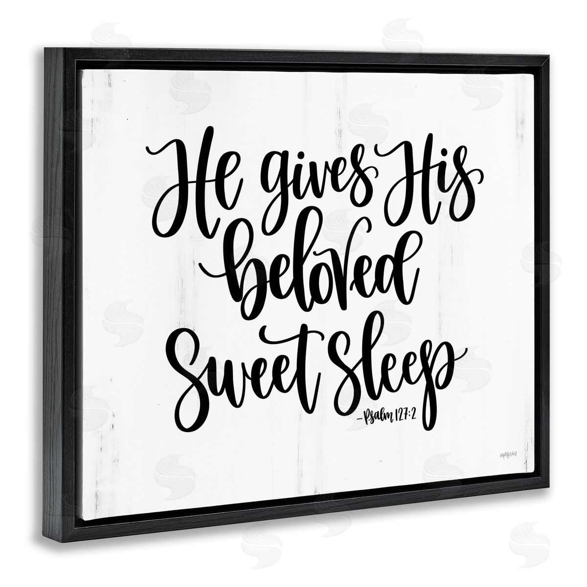 Imperfect Dust Religious Proverb Bible Verse Quote Grain Pattern Black Floating Frame Canvas Wall Art Print