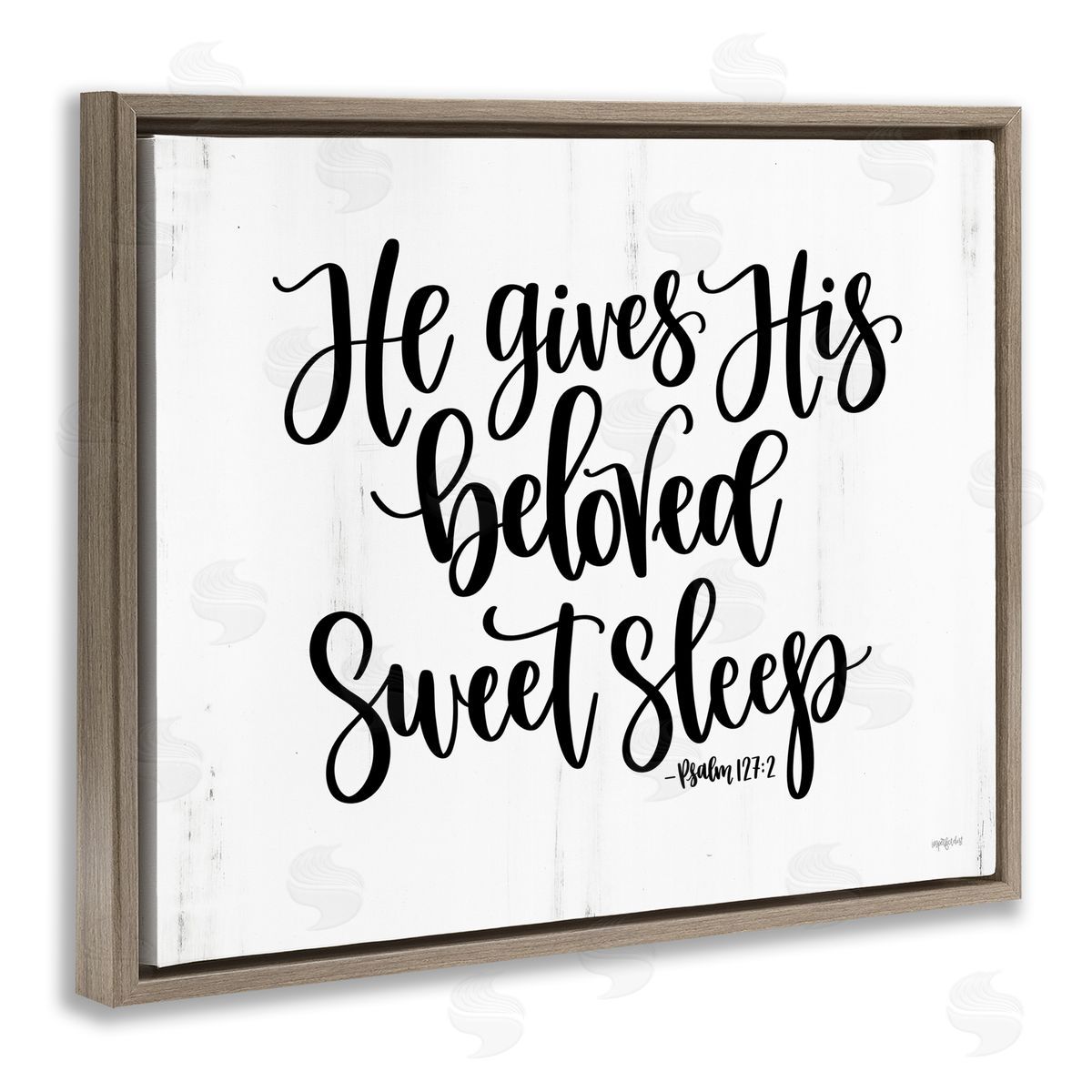 Imperfect Dust Religious Proverb Bible Verse Quote Grain Pattern Brown Floating Frame Canvas Wall Art Print