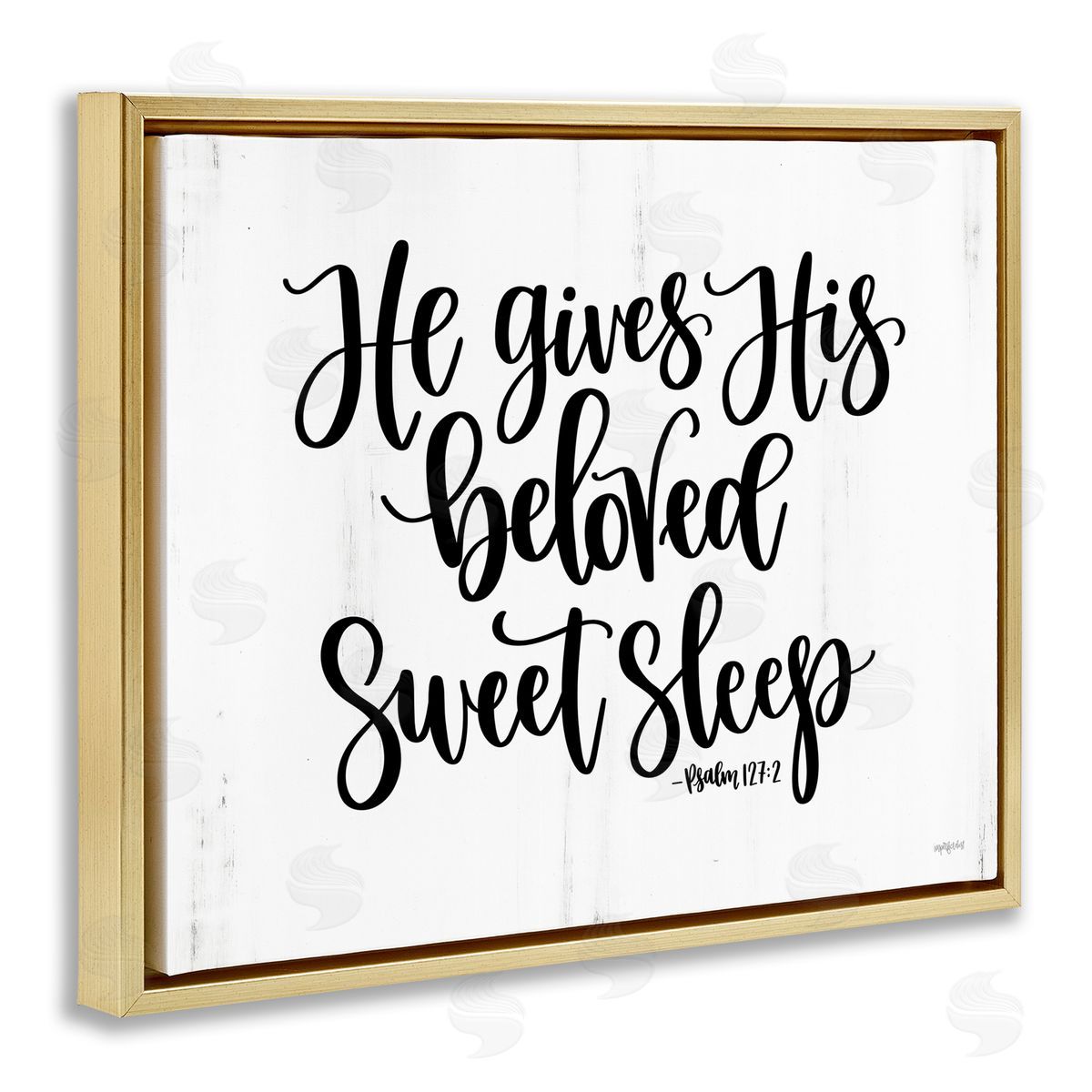 Imperfect Dust Religious Proverb Bible Verse Quote Grain Pattern Gold Floating Frame Canvas Wall Art Print