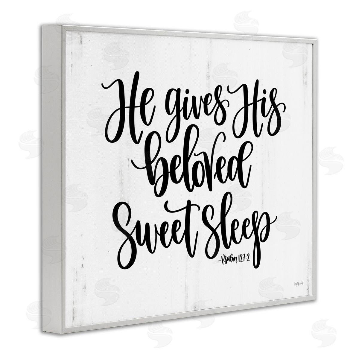 Imperfect Dust Religious Proverb Bible Verse Quote Grain Pattern White Framed Giclee Wall Art Print
