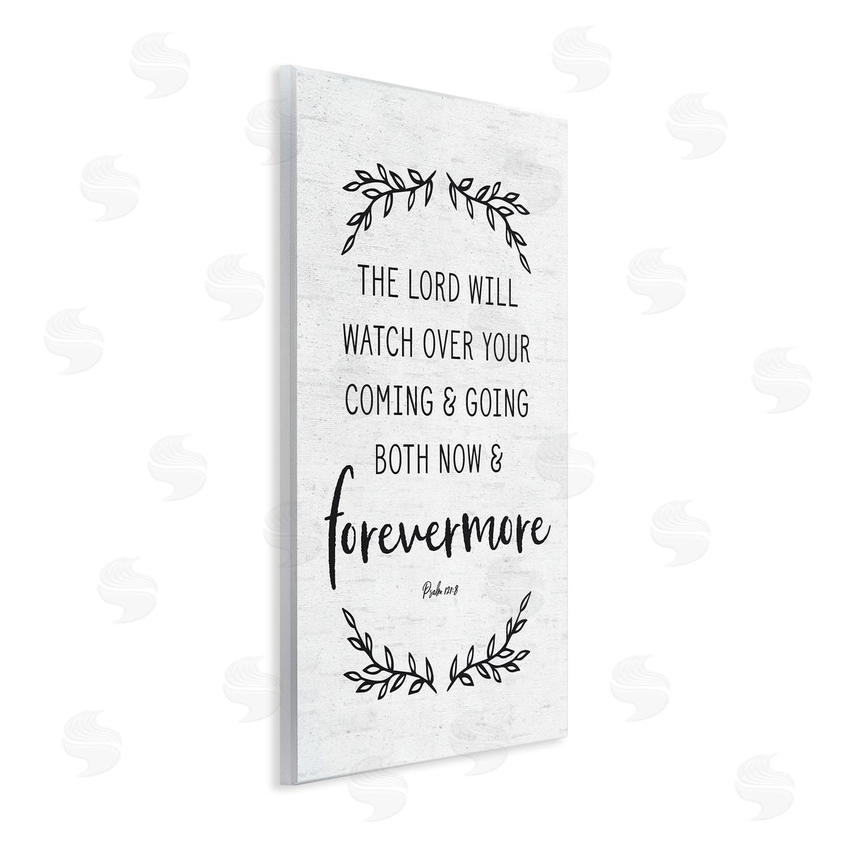 Lettered and Lined Religious Scripture Prayer Comforting Typography Sign Wall Plaque Art Print