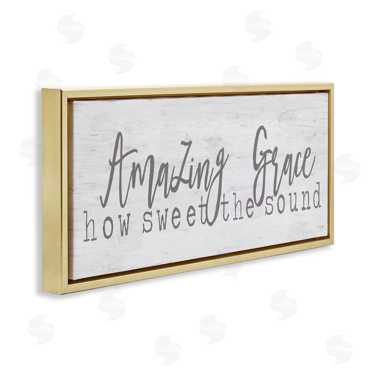 Jaxn Blvd. Amazing Grace Spiritual Christian Phrase Grain Pattern