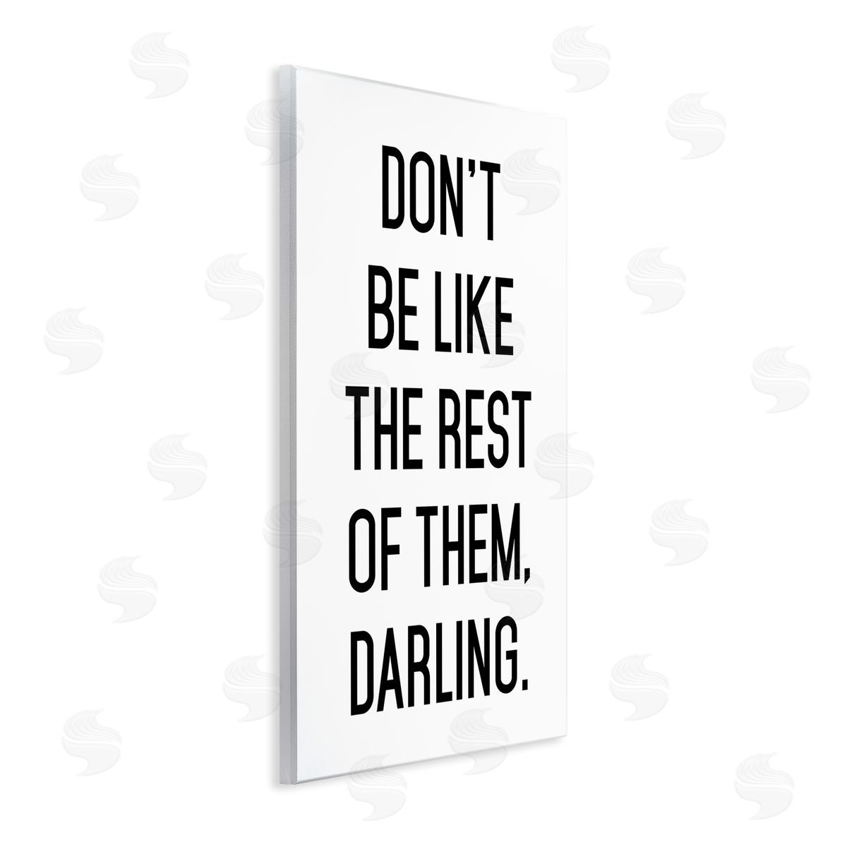 Lettered and Lined Be Yourself Bold Inspiring Phrase Quote Wall Plaque Art Print