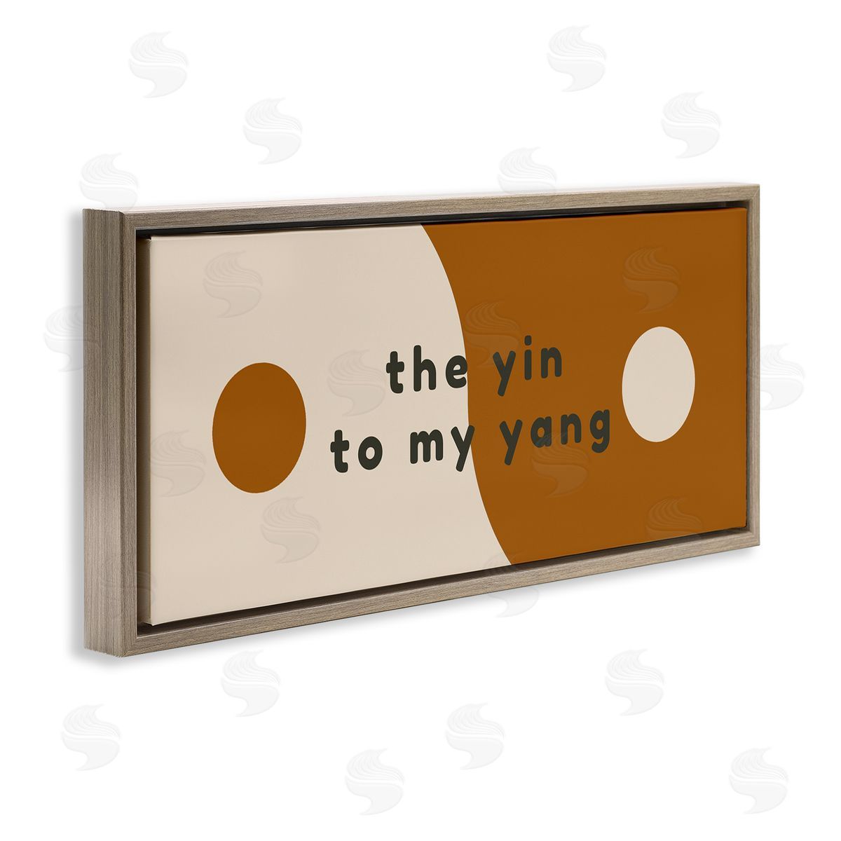 Stupell Studio Yin To My Yang Romantic Harmony Balance Symbol 