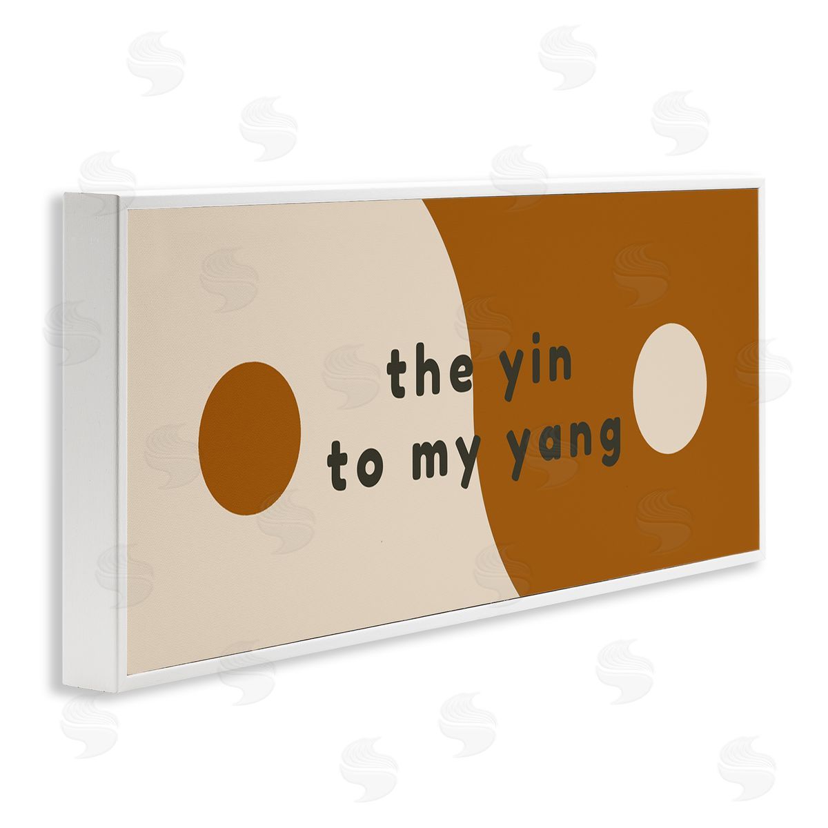 Stupell Studio Yin To My Yang Romantic Harmony Balance Symbol 