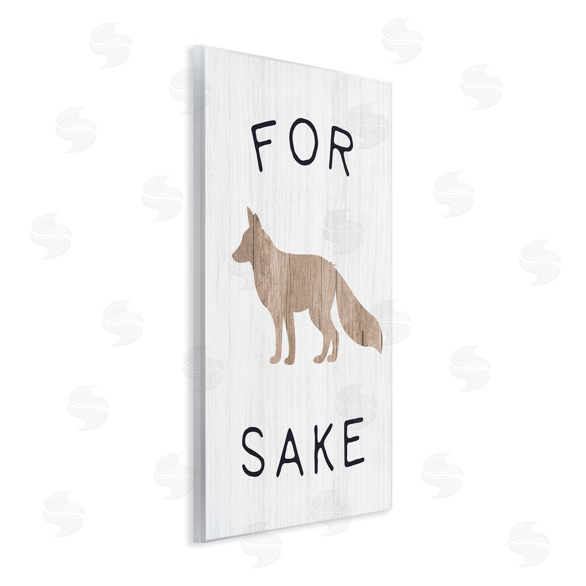 Stupell Studio For Fox Sake Humorous Rustic Woodland Wildlife  Wall Plaque Art Print