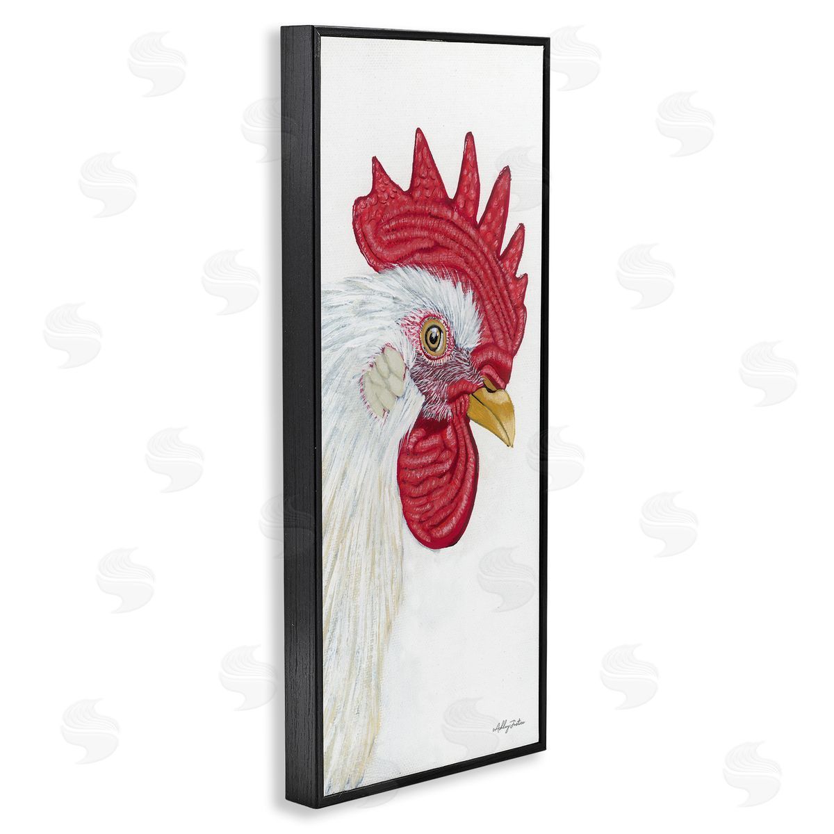 Ashley Justice Casual Chicken Rooster Farm Wildlife Portrait 