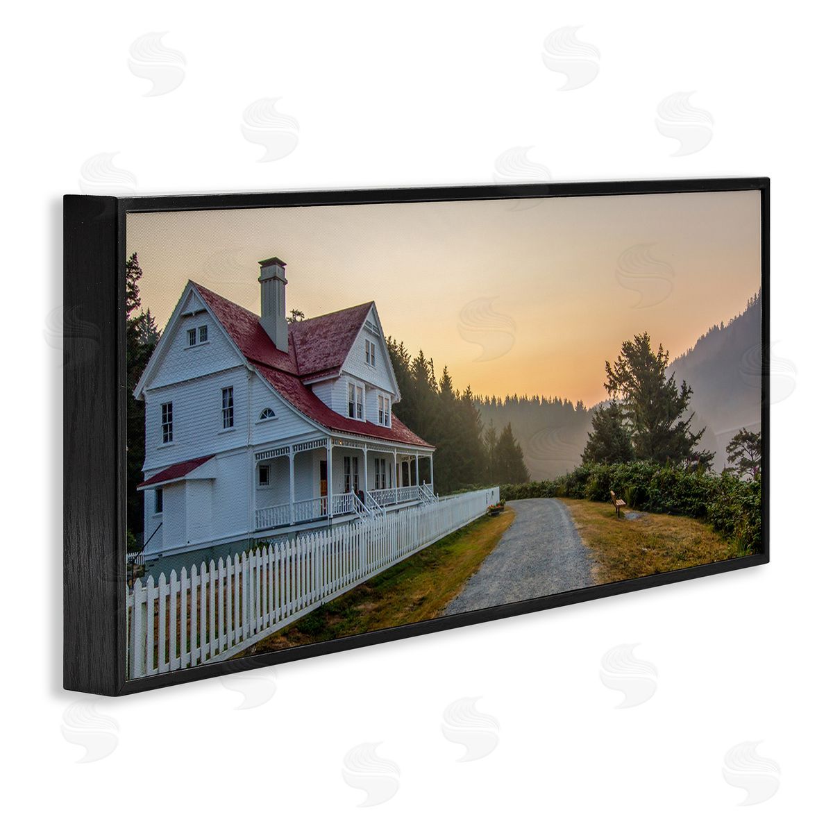 Jeff Poe Photography Cozy Rural Country House Warm Mountain Sunset 