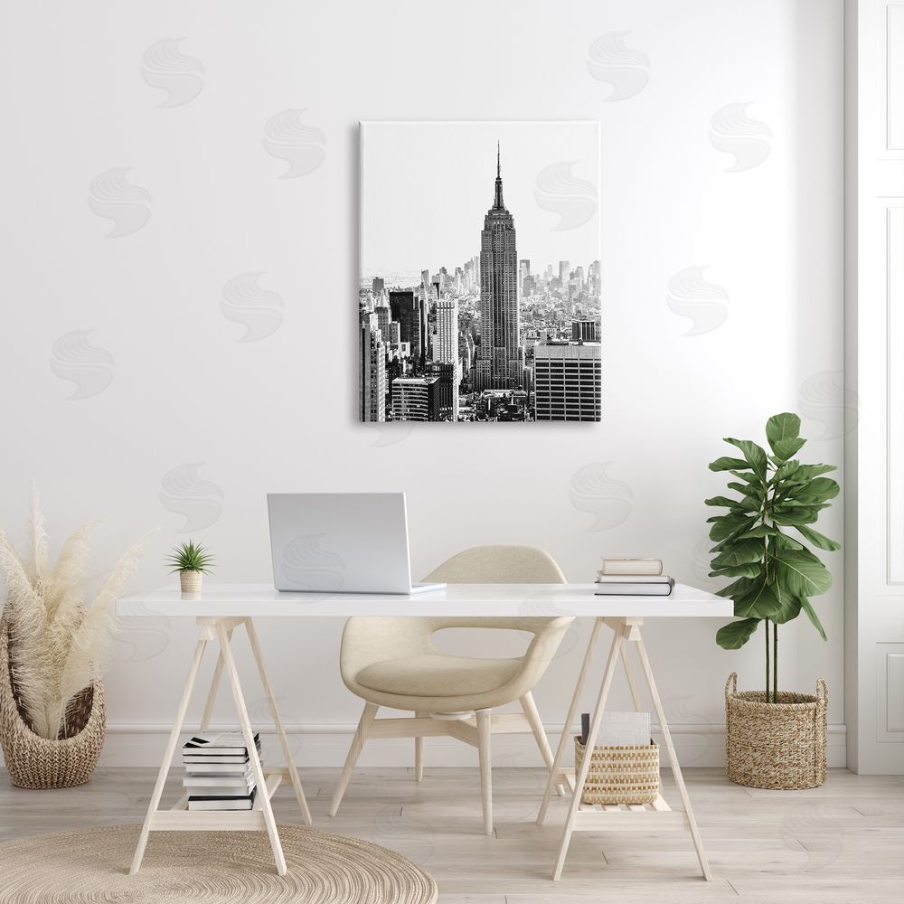 Bill Carson Photography New York Urban City Skyscrapers Downtown Skyline Canvas Wall Art Print in Room