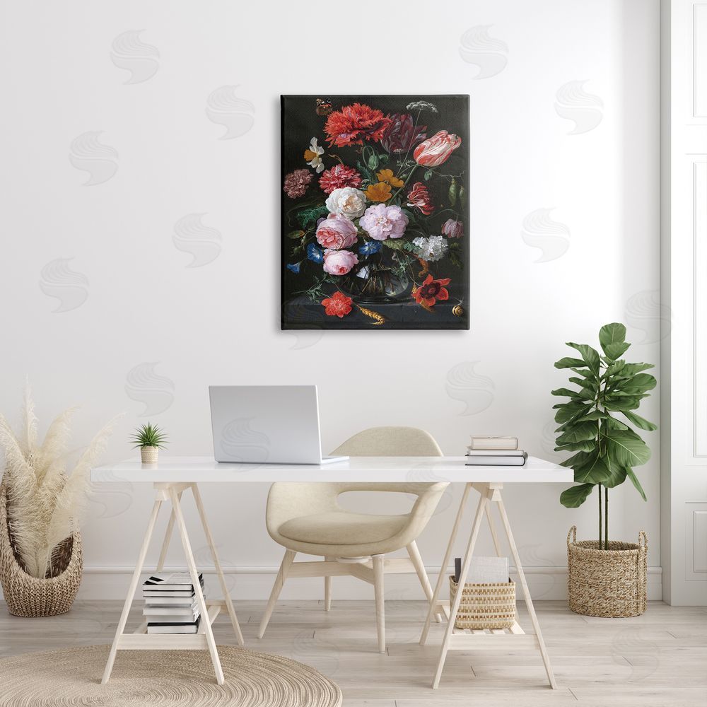 one1000paintings Vaas met Bloemen Jan Davidsz de Heem Classical Painting Canvas Wall Art Print in Room