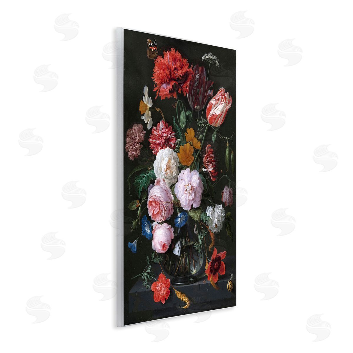 one1000paintings Vaas met Bloemen Jan Davidsz de Heem Classical Painting Wall Plaque Art Print