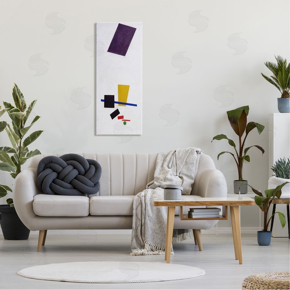 one1000paintings Painterly Realism of Football Player Abstract Kazimir Malevich Painting