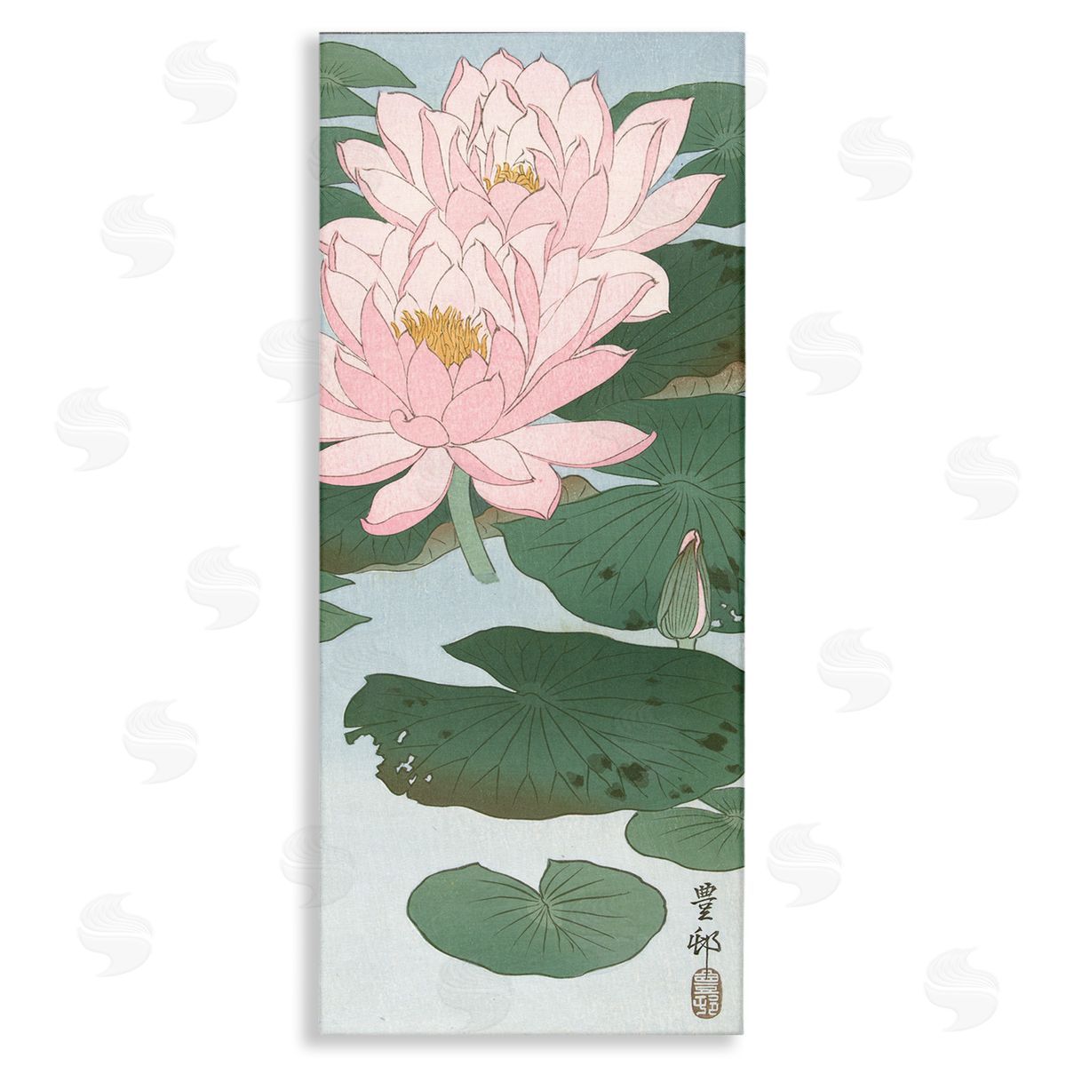 one1000paintings Lotus Ohara Koson Classical Painting Flower Portrait