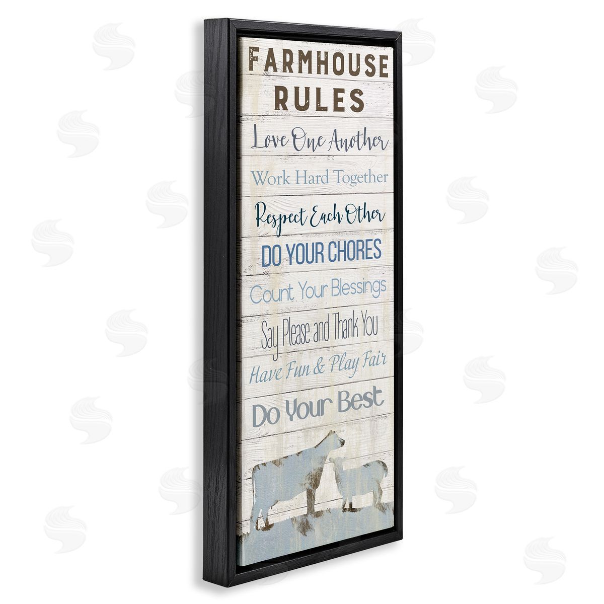 Carol Robinson Farmhouse Rules Heartening Planked List Country Animals 