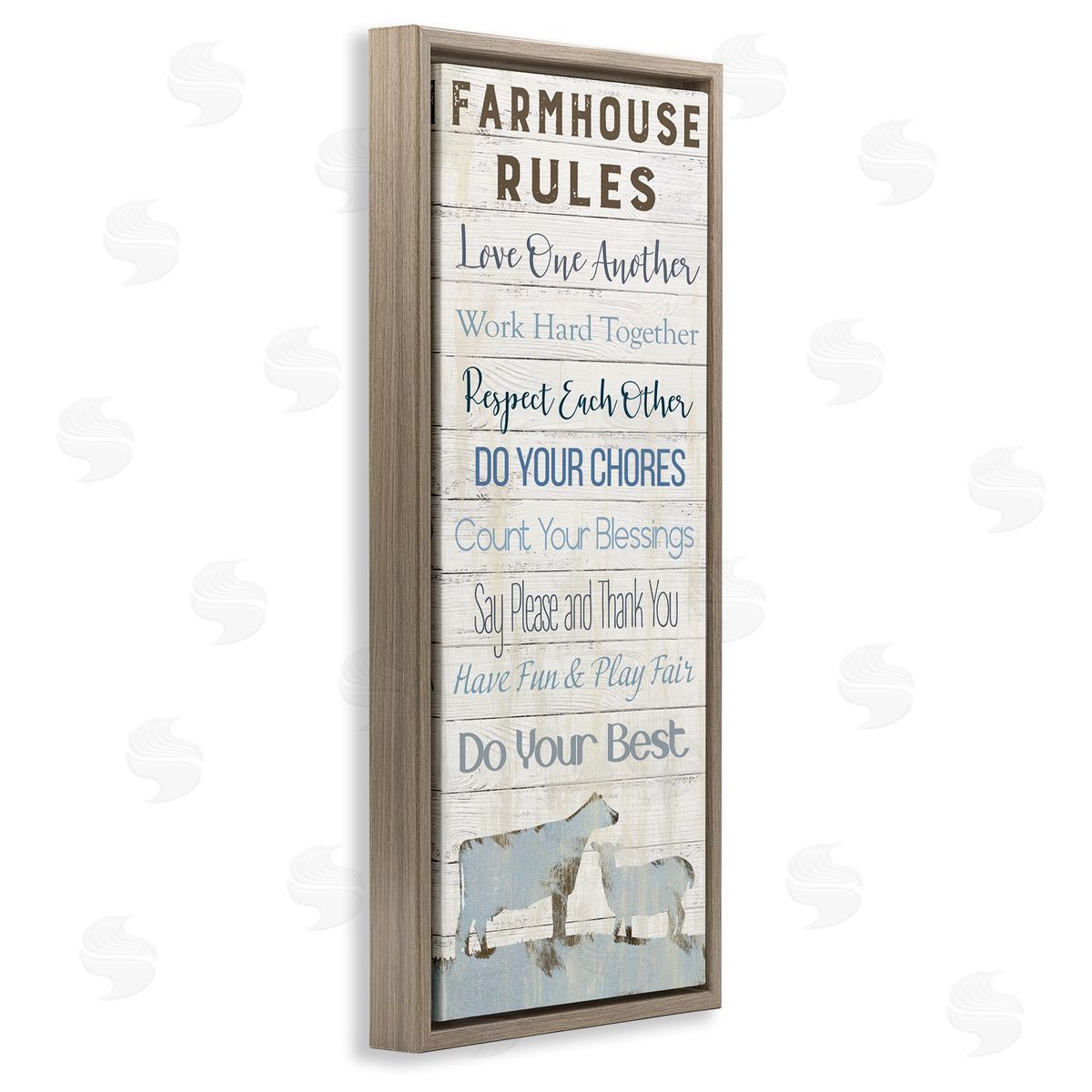 Carol Robinson Farmhouse Rules Heartening Planked List Country Animals 