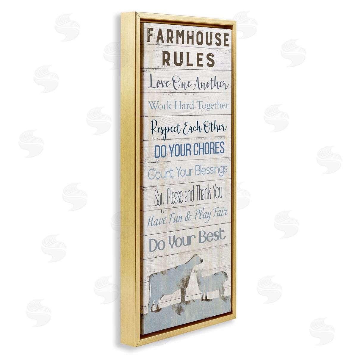 Carol Robinson Farmhouse Rules Heartening Planked List Country Animals 