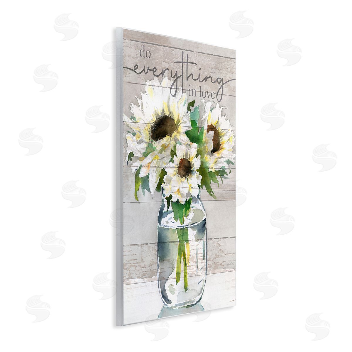 Theresa Troise Heidel Everything in Love Romantic Country Blooms Bouquet Wall Plaque Art Print