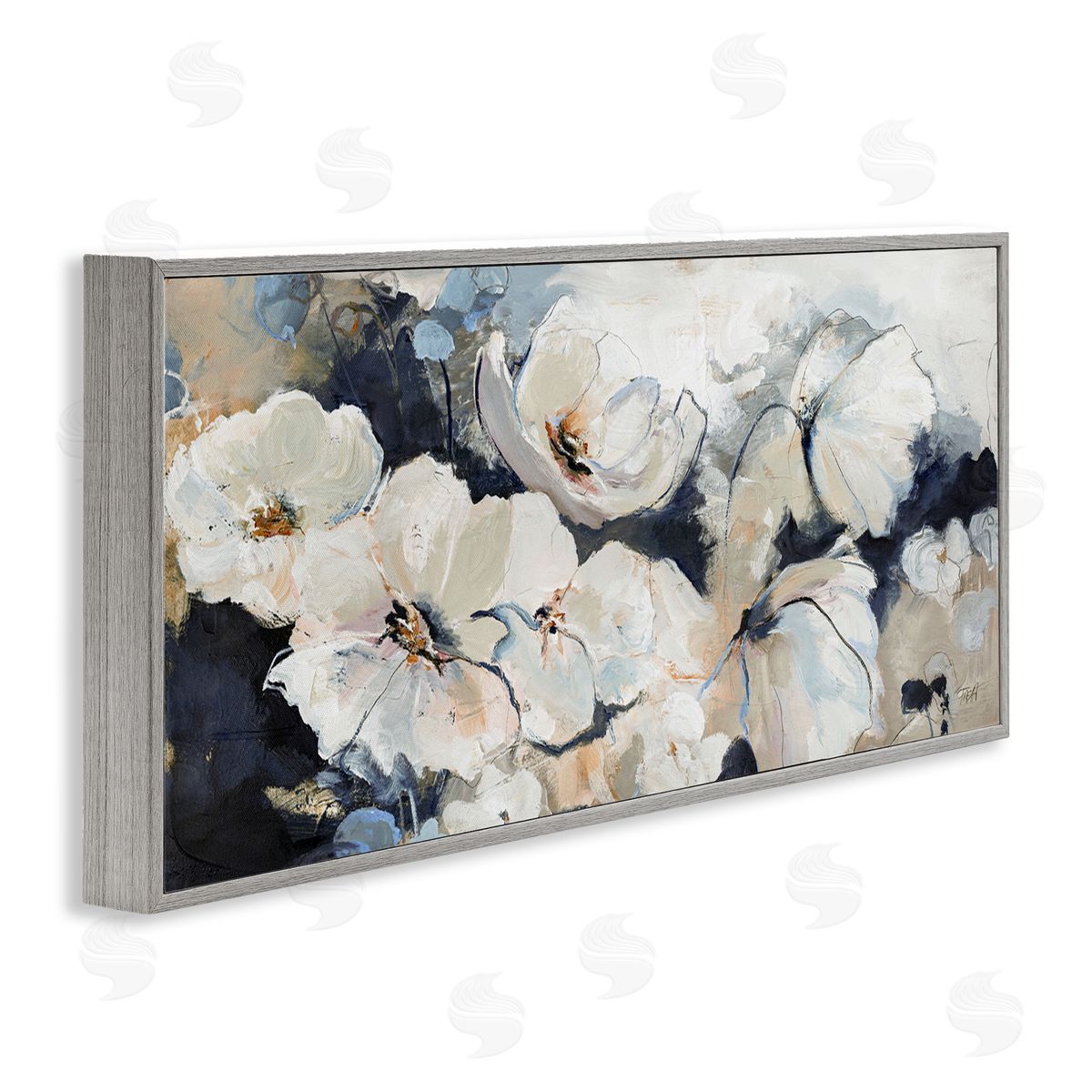 Design Fabrikken Delicate Flower Petals Blooming Modern Painting Design