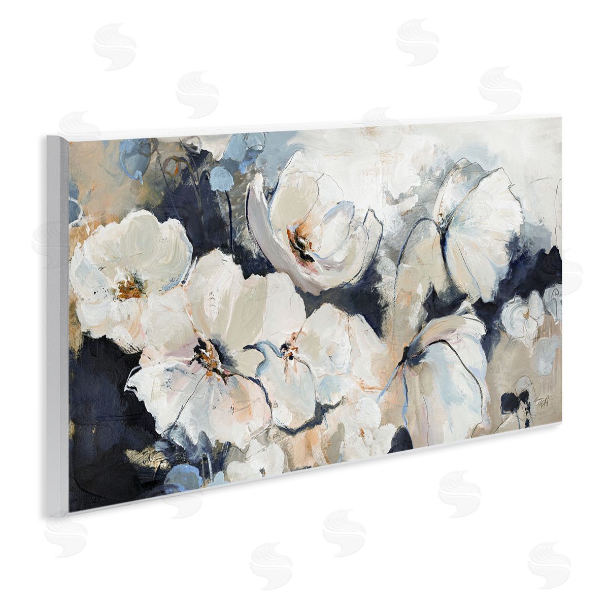 Design Fabrikken Delicate Flower Petals Blooming Modern Painting Design