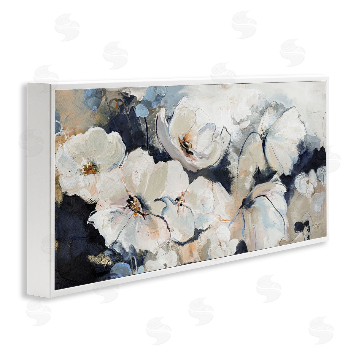 Design Fabrikken Delicate Flower Petals Blooming Modern Painting Design