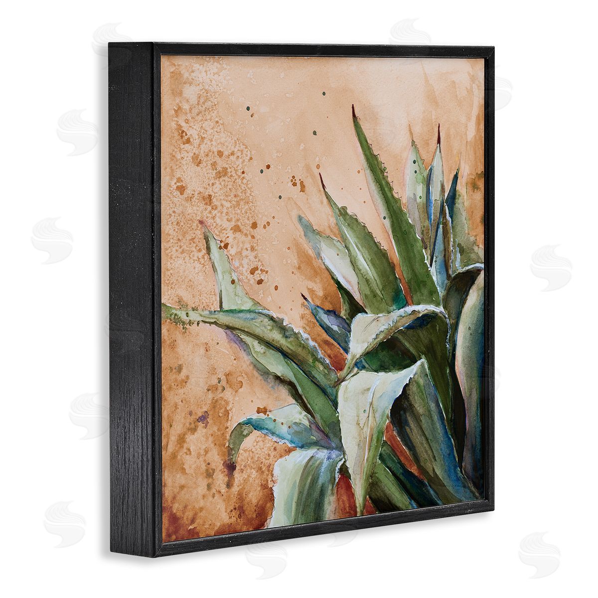 Patricia Pinto Contemporary Plant Leaves Close Up Botanical Design Black Framed Glicee Wall Art Print