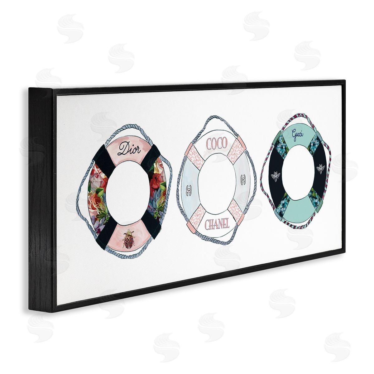 Amelia Noyes Mixed Luxury Fashion Life Preserver Buoys Chic Design