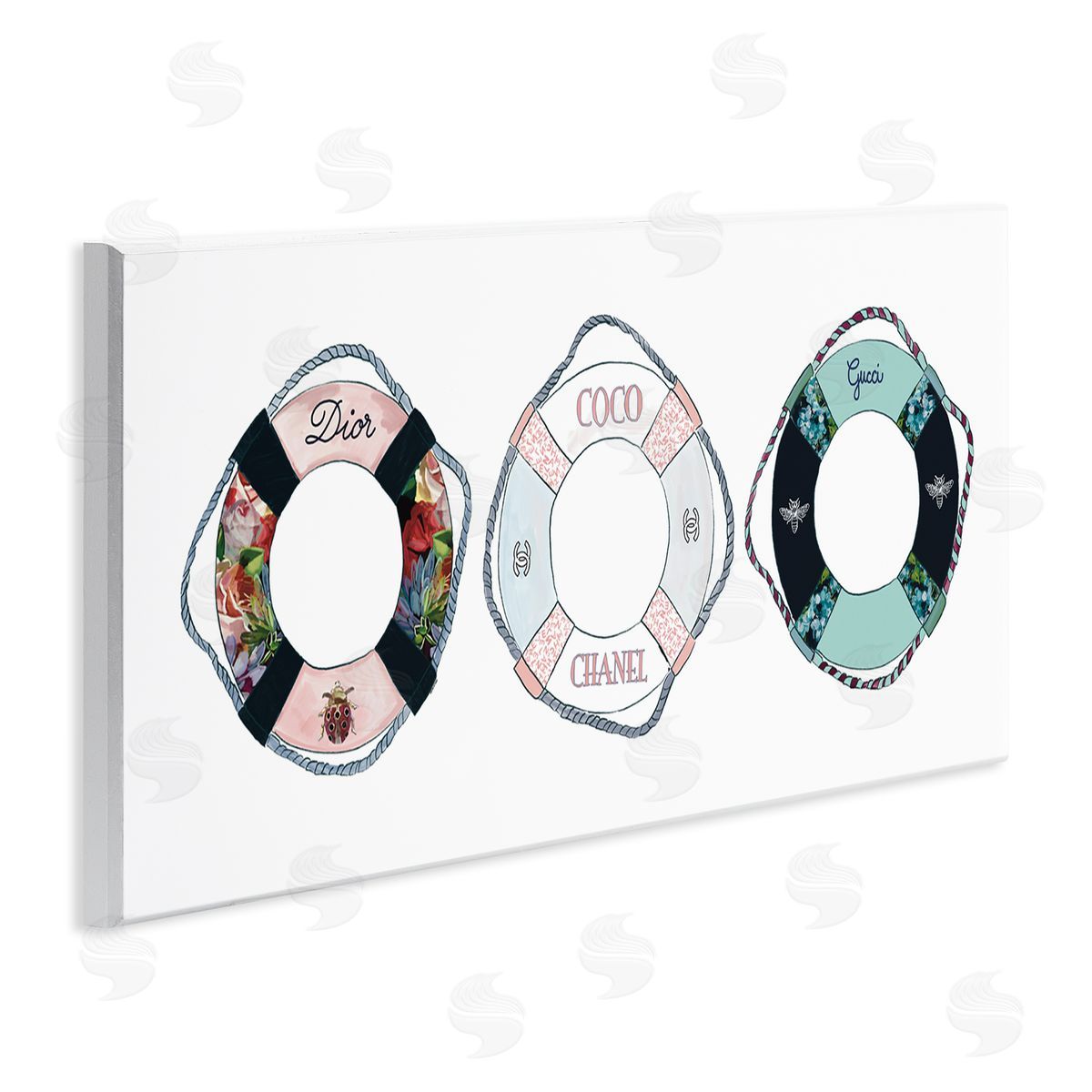 Amelia Noyes Mixed Luxury Fashion Life Preserver Buoys Chic Design