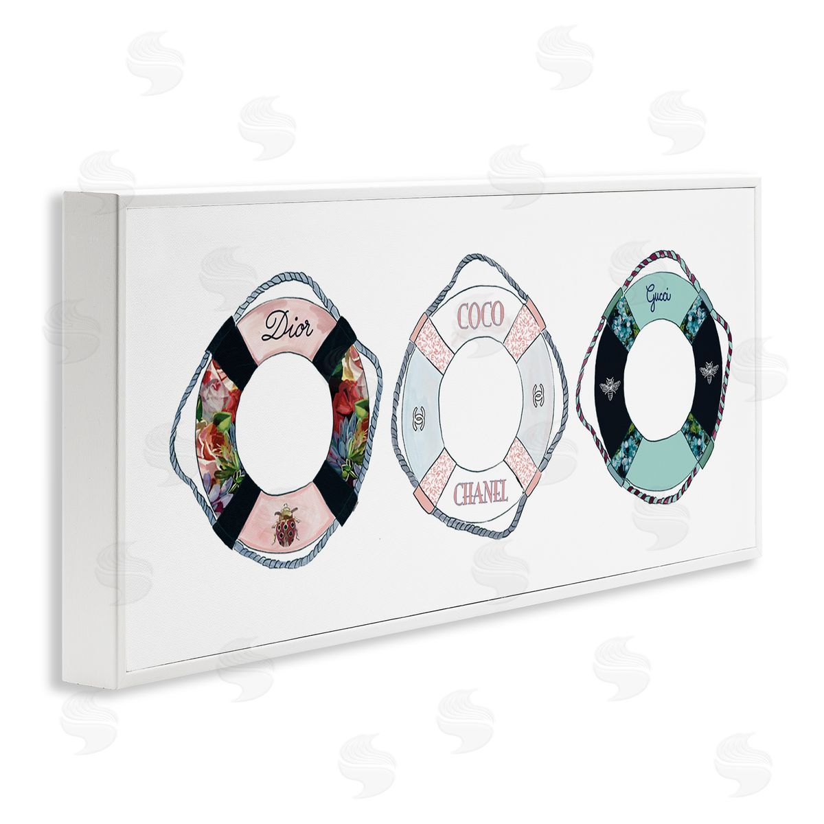 Amelia Noyes Mixed Luxury Fashion Life Preserver Buoys Chic Design