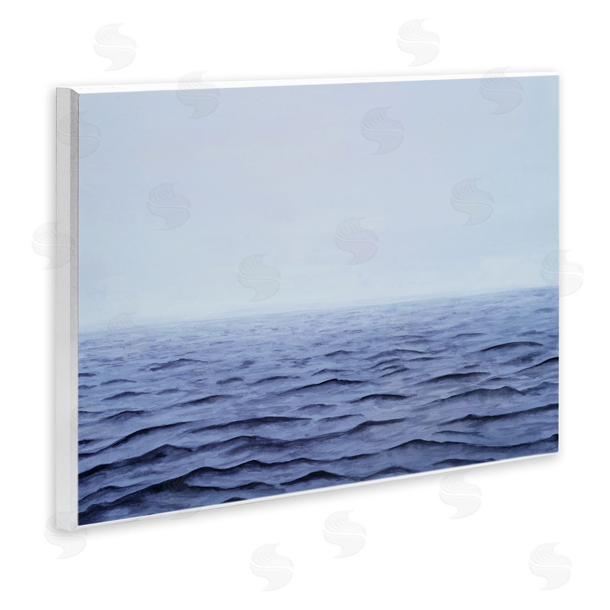Michael Willett Vast Ocean Horizon Soothing Blue Water Waves  Wall Plaque Art Print