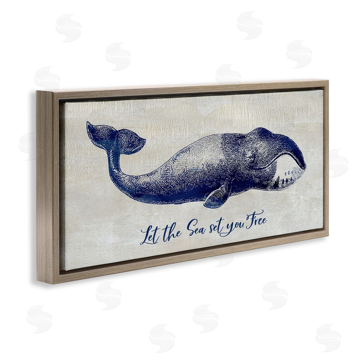 Susan Jill Uplifting Nautical Sea Quote Detailed Whale Imagery