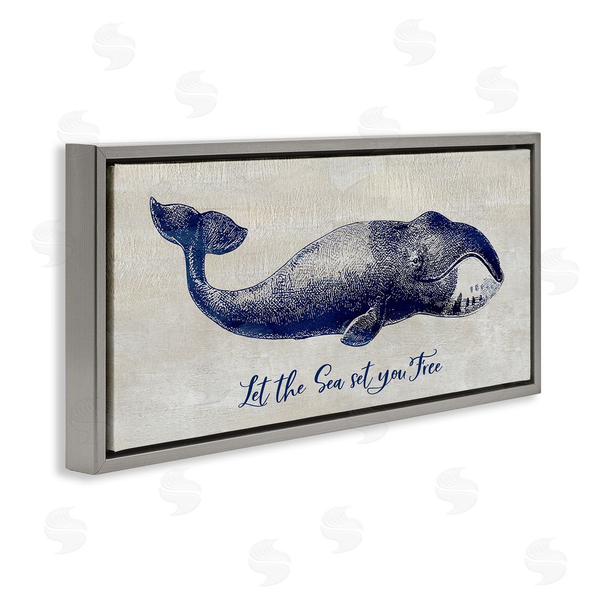 Susan Jill Uplifting Nautical Sea Quote Detailed Whale Imagery