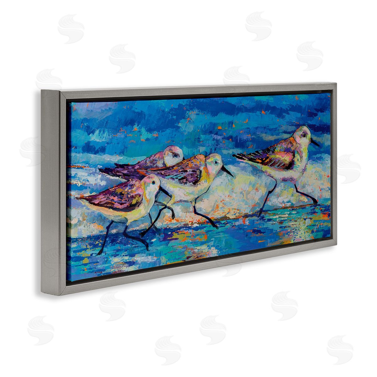 Jeanette Vertentes Modern Street Style Sandpipers Walking Beach Shoreline