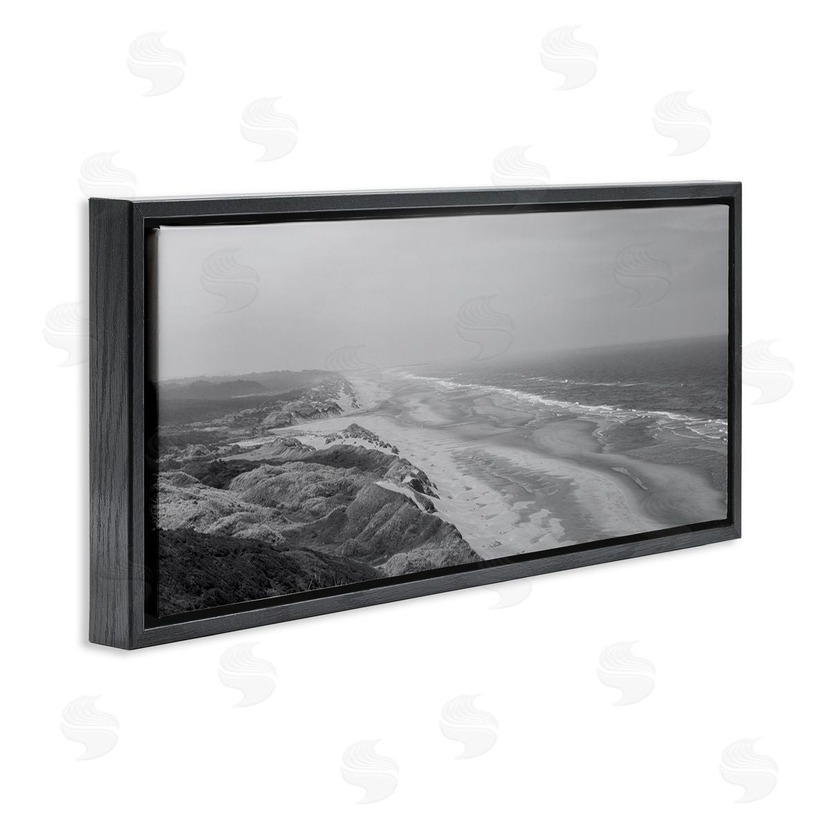 Aaron Matheson Rocky Ocean Coast Waves Monochrome Beach Shore 