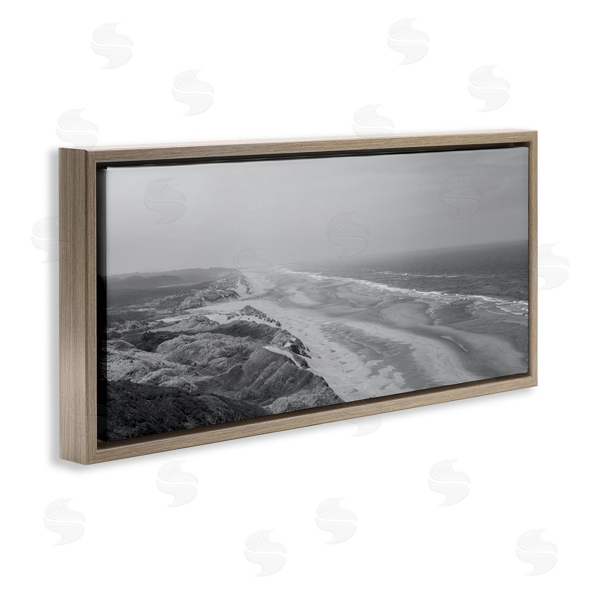 Aaron Matheson Rocky Ocean Coast Waves Monochrome Beach Shore 