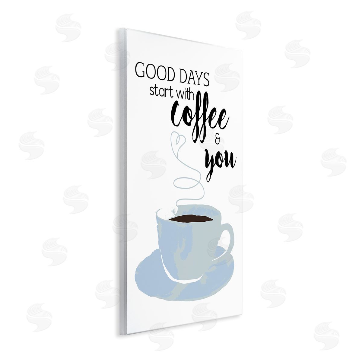 Daniela Santiago Good Days Coffee & You Romantic Kitchen Morning Wall Plaque Art Print