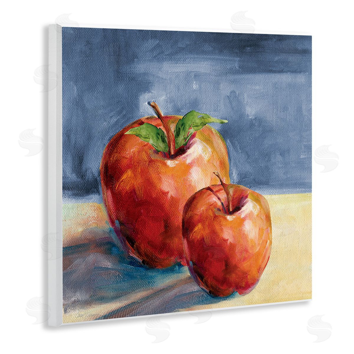 Carol Robinson Traditional Luscious Red Apples Tabletop Still Life Wooden Wall Plaque Art Print