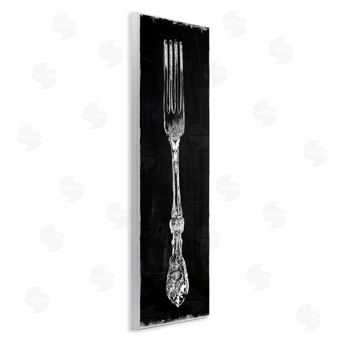 Carol Robinson Vintage Stenciled Fork Kitchen Cutlery Utensil