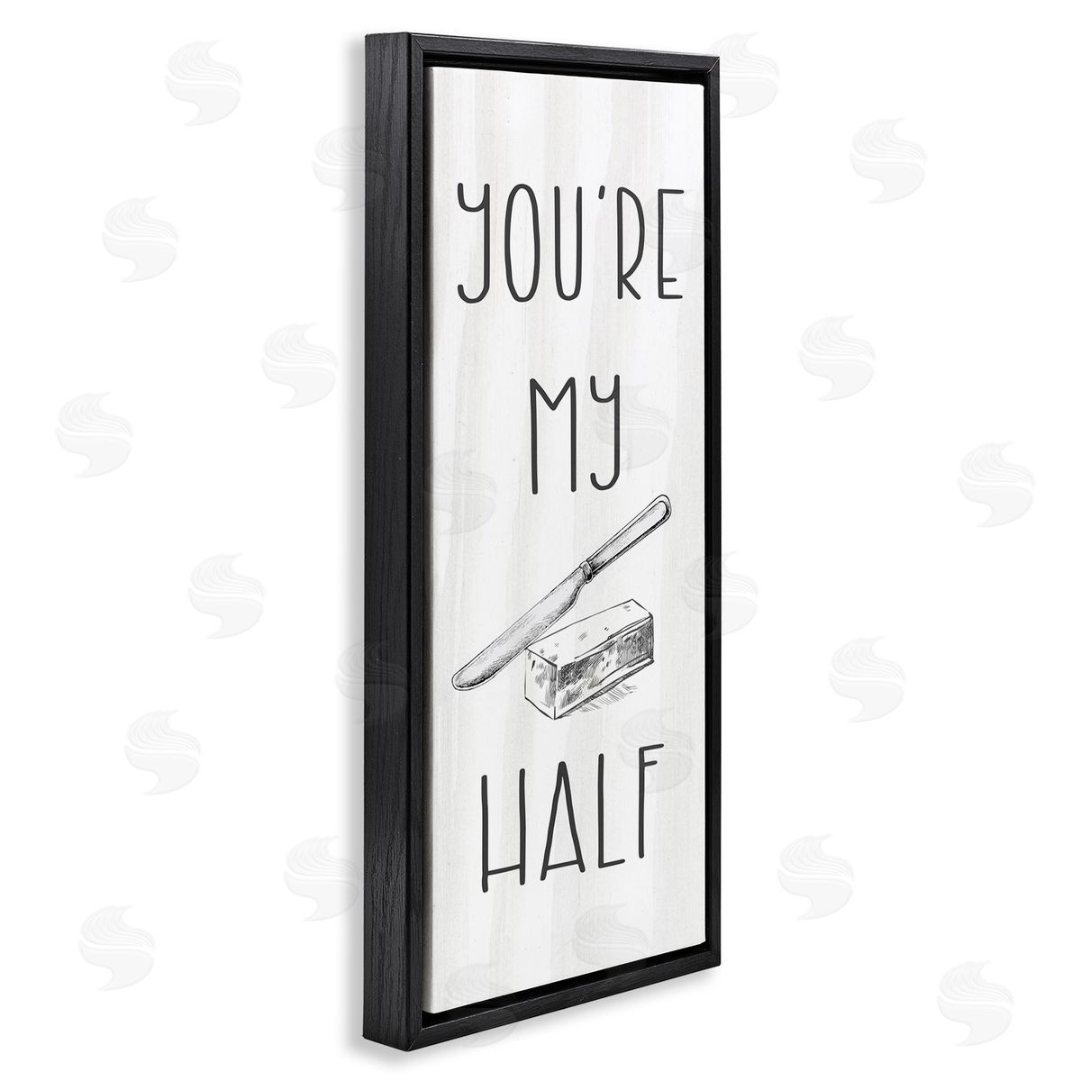 Stupell Studio My Butter Half Punny Romantic Kitchen Typography